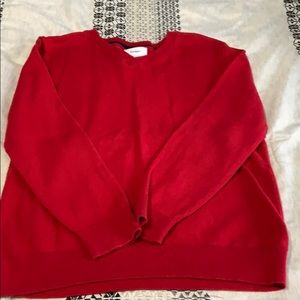 Boys Old Navy red sweater